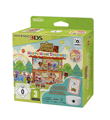 Περισσότερες πληροφορίες για "Nintendo  Animal Crossing: Happy Home Designer + lettore NFC carta amiibo (Nintendo 3DS)"