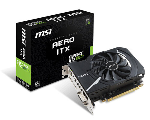 Περισσότερες πληροφορίες για "MSI GTX 1050 Ti AERO ITX 4G OC"