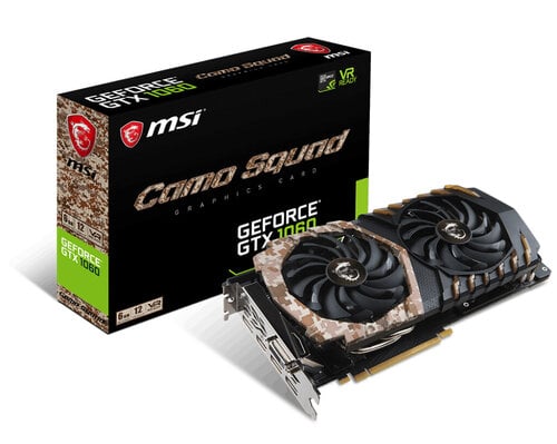 Περισσότερες πληροφορίες για "MSI GEFORCE GTX 1060 CAMO SQUAD 6G"