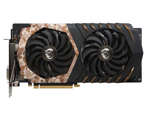 Περισσότερες πληροφορίες για "MSI GTX 1060 Camo Squad 6G"
