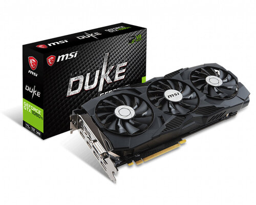 Περισσότερες πληροφορίες για "MSI GeForce GTX 1080 Ti DUKE 11G"
