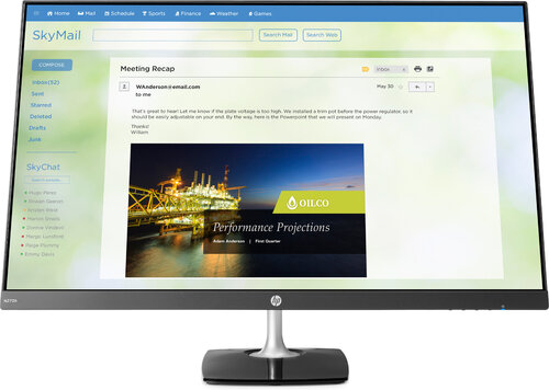 Περισσότερες πληροφορίες για "HP N270h (27"/Full HD)"
