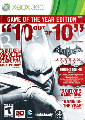 Περισσότερες πληροφορίες για "Batman: Arkham City (Xbox 360)"