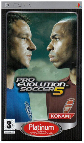 Περισσότερες πληροφορίες για "Pro Evolution Soccer 5: Platinum (PSP)"