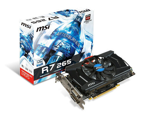 Περισσότερες πληροφορίες για "MSI R7 265 2GD5 OC"