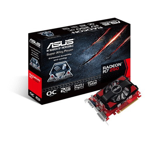 Περισσότερες πληροφορίες για "ASUS R7250-OC-2GD3"