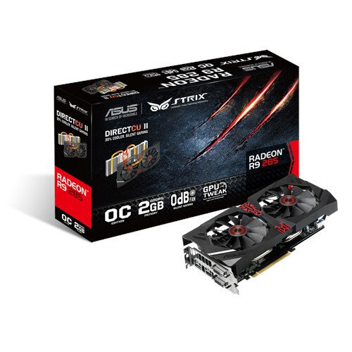 Περισσότερες πληροφορίες για "ASUS STRIX-R9285-DC2OC-2GD5"