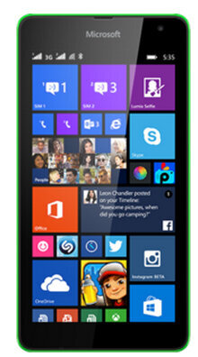 Περισσότερες πληροφορίες για "Microsoft Lumia 535 Dual-SIM (Πράσινο/8 GB)"