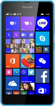 Περισσότερες πληροφορίες για "Nokia Lumia 540 Dual Sim (Κυανό/8 GB)"