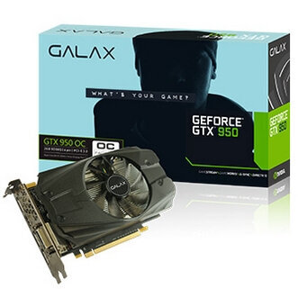 Περισσότερες πληροφορίες για "GALAX GeForce GTX 950 OC 2GB"