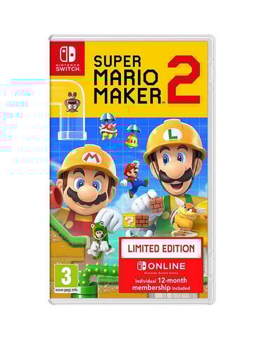 Περισσότερες πληροφορίες για "Nintendo Super Mario Maker 2 + 12 Month Online Subscription (Nintendo Switch)"