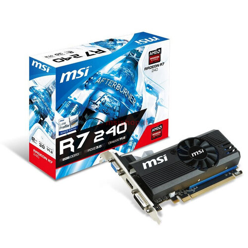 Περισσότερες πληροφορίες για "MSI R7 240 2GD3 LP"