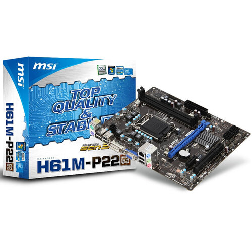 Περισσότερες πληροφορίες για "MSI H61M-P22 (G3)"