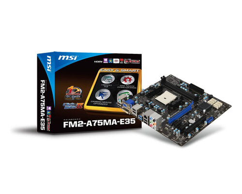 Περισσότερες πληροφορίες για "MSI FM2-A75MA-E35"