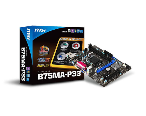 Περισσότερες πληροφορίες για "MSI B75MA-P33"