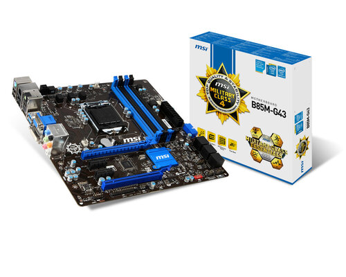 Περισσότερες πληροφορίες για "MSI B85M-G43"
