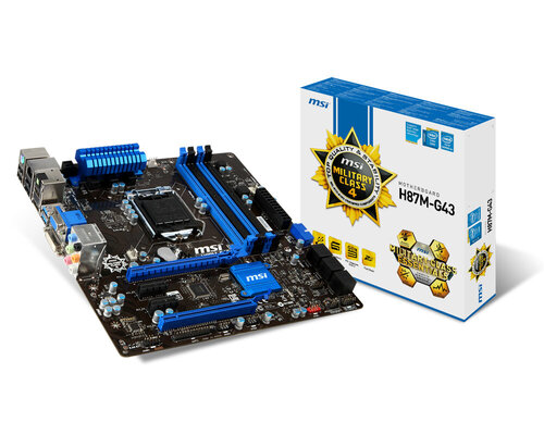 Περισσότερες πληροφορίες για "MSI H87M-G43"