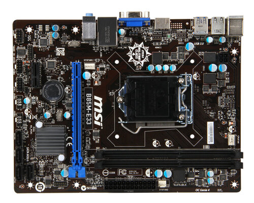 Περισσότερες πληροφορίες για "MSI B85M-E33"