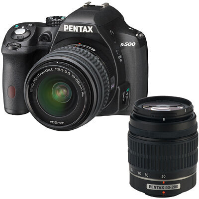Περισσότερες πληροφορίες για "Pentax K-500 + SMC -DA 18-55mm 50-200mm"