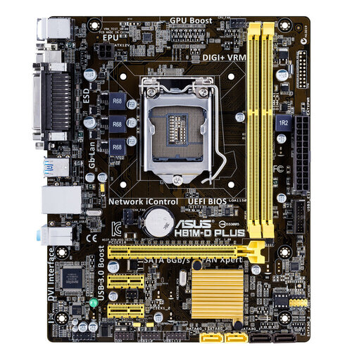 Περισσότερες πληροφορίες για "ASUS H81M-D PLUS"
