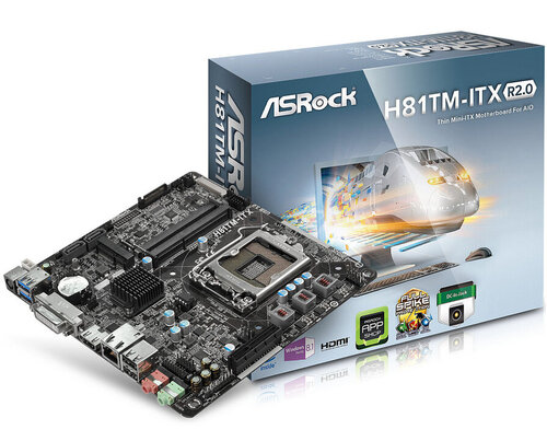 Περισσότερες πληροφορίες για "Asrock H81TM-ITX R2.0"