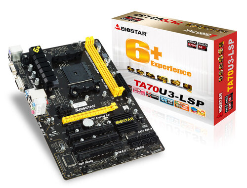Περισσότερες πληροφορίες για "Biostar TA70U3-LSP"