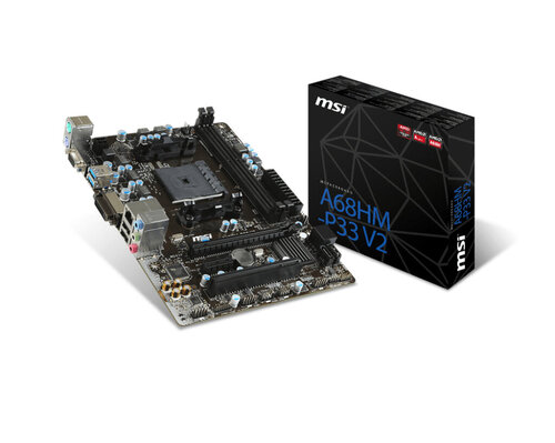 Περισσότερες πληροφορίες για "MSI A68HM-P33 V2"