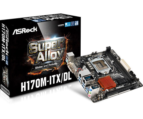 Περισσότερες πληροφορίες για "Asrock H170M-ITX/DL"