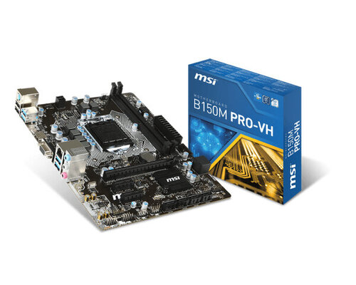 Περισσότερες πληροφορίες για "MSI B150M PRO-VH"