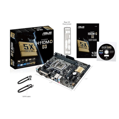 Περισσότερες πληροφορίες για "ASUS H110M-D D3"
