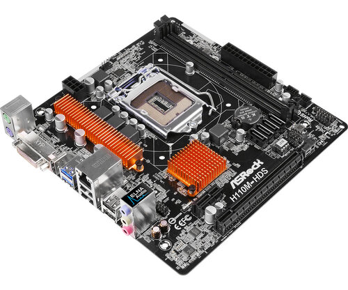 Περισσότερες πληροφορίες για "Asrock H110M-HDS"