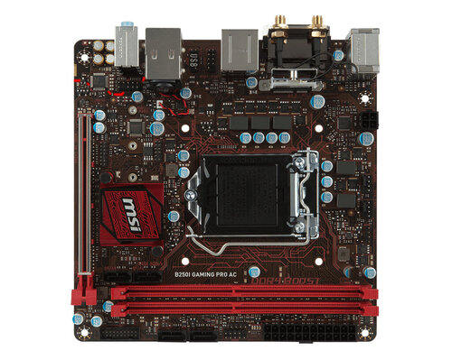 Περισσότερες πληροφορίες για "MSI B250I GAMING PRO AC"