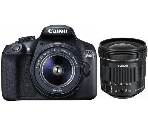 Περισσότερες πληροφορίες για "Canon 1300D + 18-55mm DC III 10-18mm IS STM"
