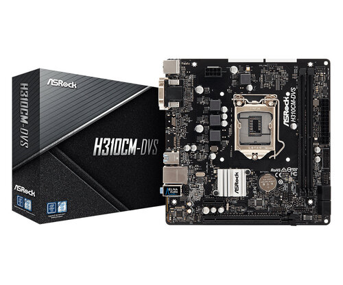 Περισσότερες πληροφορίες για "Asrock H310CM-DVS"