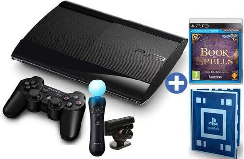 Περισσότερες πληροφορίες για "Sony PlayStation 3 12GB Super Slim + Move Wonderbook: Book of Spells"