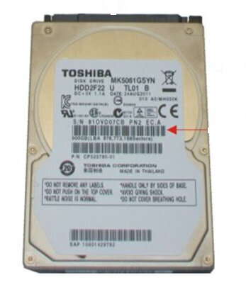 Περισσότερες πληροφορίες για "Fujitsu TOS:MK5061GSYN"
