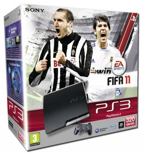 Περισσότερες πληροφορίες για "Sony 320GB Playstation 3 Slim + FIFA 11"