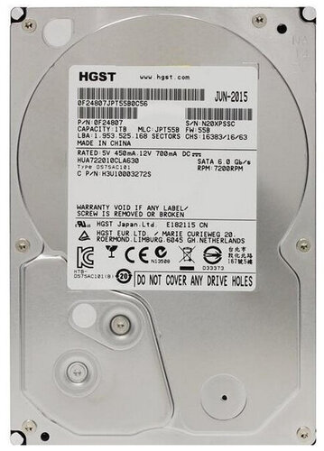 Περισσότερες πληροφορίες για "Hitachi HUA722010CLA630"