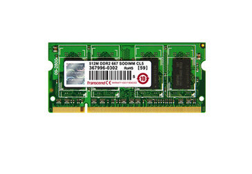 Περισσότερες πληροφορίες για "Transcend TS64MSQ64V8Q (0,5 GB/DDR2/800MHz)"