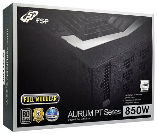 Περισσότερες πληροφορίες για "FSP/Fortron PT-850FM (850W)"