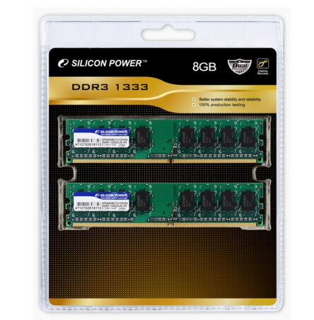 Περισσότερες πληροφορίες για "Silicon Power 2 x 4GB DDR3 DIMM SP008GBLTU133V21 (8 GB/DDR3/1333MHz)"