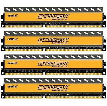 Περισσότερες πληροφορίες για "Crucial Ballistix Tactical LP 16GB Kit (4x4GB) DDR3-2133 BLT4C4G3D21BCT1J (16 GB/DDR3/2133MHz)"