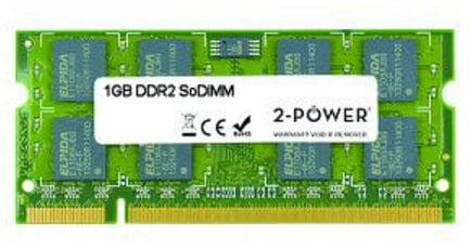 Περισσότερες πληροφορίες για "2-Power 1GB DDR2 SoDIMM 2PCM-374726-001 (1 GB/DDR2/533MHz)"