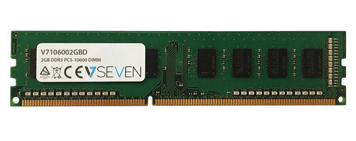 Περισσότερες πληροφορίες για "V7 V7106002GBD (2 GB/DDR3/1333MHz)"