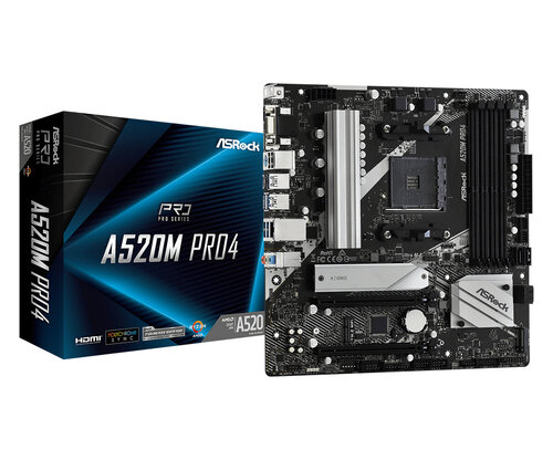 Περισσότερες πληροφορίες για "Asrock A520M Pro4"