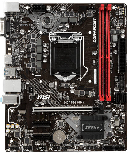 Περισσότερες πληροφορίες για "MSI H310M FIRE"