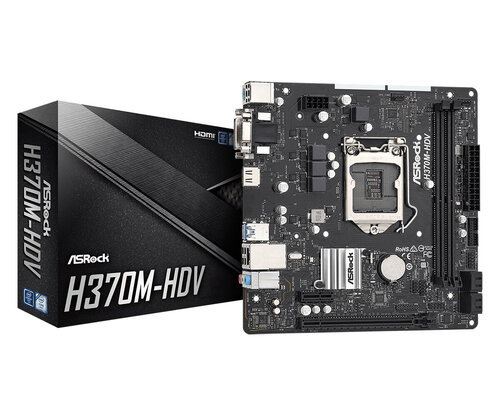 Περισσότερες πληροφορίες για "Asrock H370M-HDV"