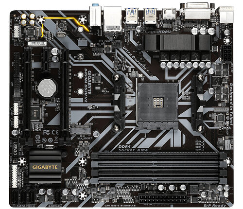 Περισσότερες πληροφορίες για "Gigabyte GA-B450M-DS3H V2 (AM4) (D)"