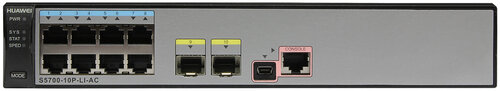 Περισσότερες πληροφορίες για "Huawei S5700-10P-LI-AC"