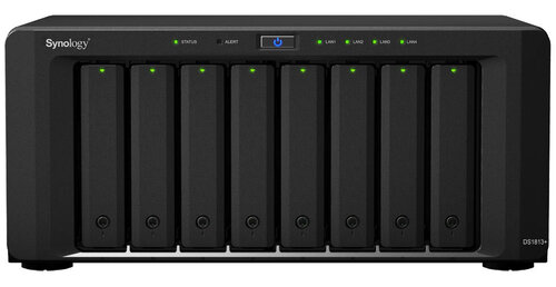 Περισσότερες πληροφορίες για "Synology DiskStation DS1813+"